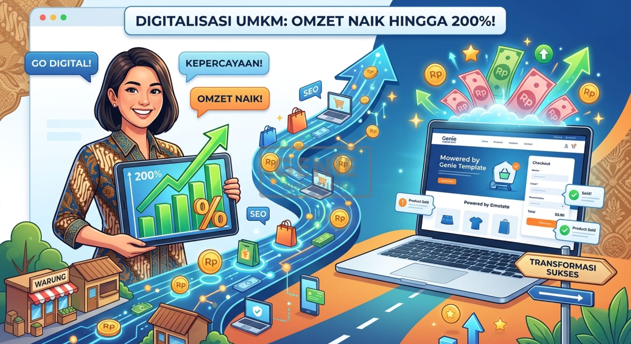 Digitalisasi UMKM: Bagaimana Website Meningkatkan Omzet Hingga 200%