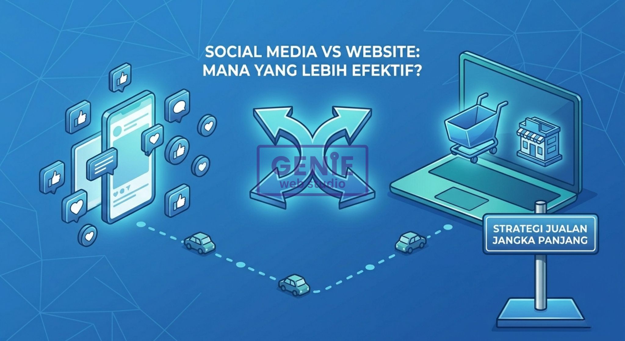 Social Media vs Website: Mana yang Lebih Efektif untuk Jualan Jangka Panjang?
